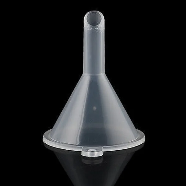 

5Pcs Mini Funnel Bottle Filling Travel Plastic Small Funnels for Perfume Diffuser Bottle Mini Liquid Oil Funnels Lab Tool
