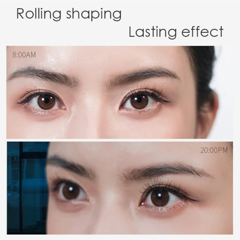 Длинная, толстая и Mascara длительный Водонепроницаемый устойчивый к пятнам тонкий завиток, тушь для ресниц и бровей, 8g