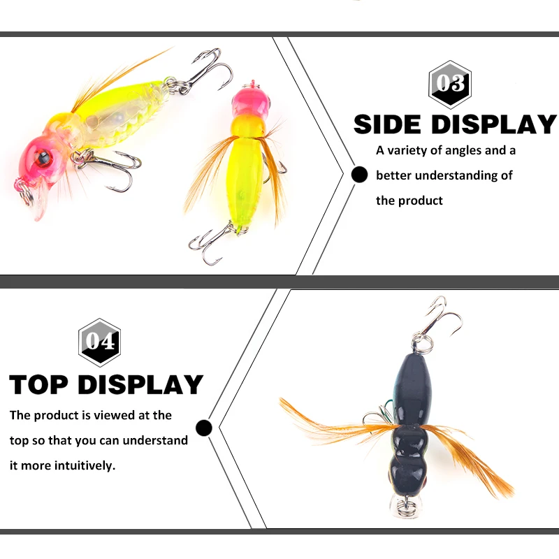SEAPESCA Crazy Mini Crankbait против насекомых для рыбалки приманка пластиковая жесткая