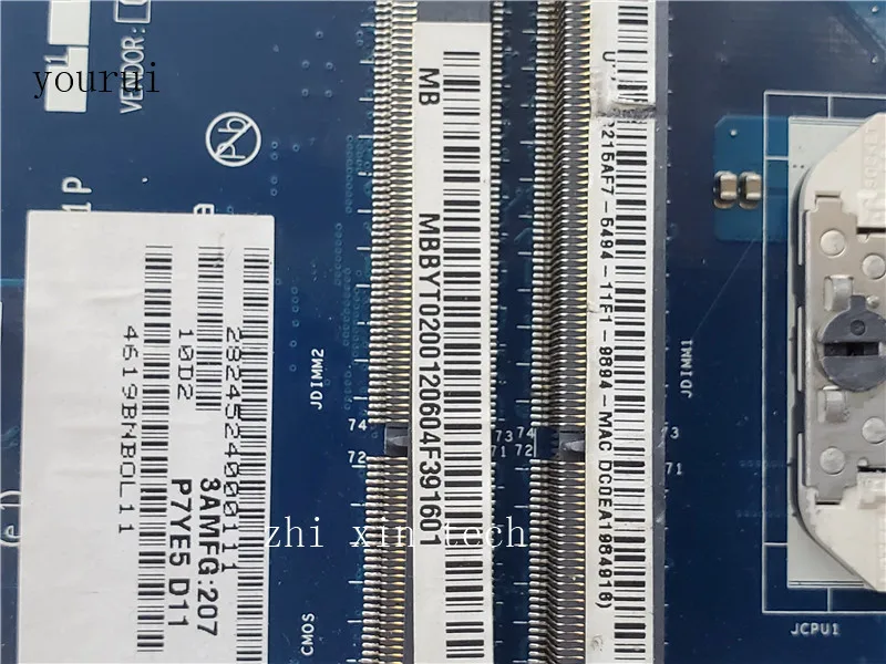 asus aspire 7560 7560g nv75 nv75s p7ye5 placa principal laptop Placa-mãe para notebook - Imagem 3
