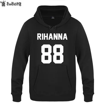 

Mens Hoodies Music Rock RIHANNA 88 Printed Hoodie Men Fleece Long Sleeve Man's Sweatshirt Skate Hip Hop Pullover Tracksuit Coat