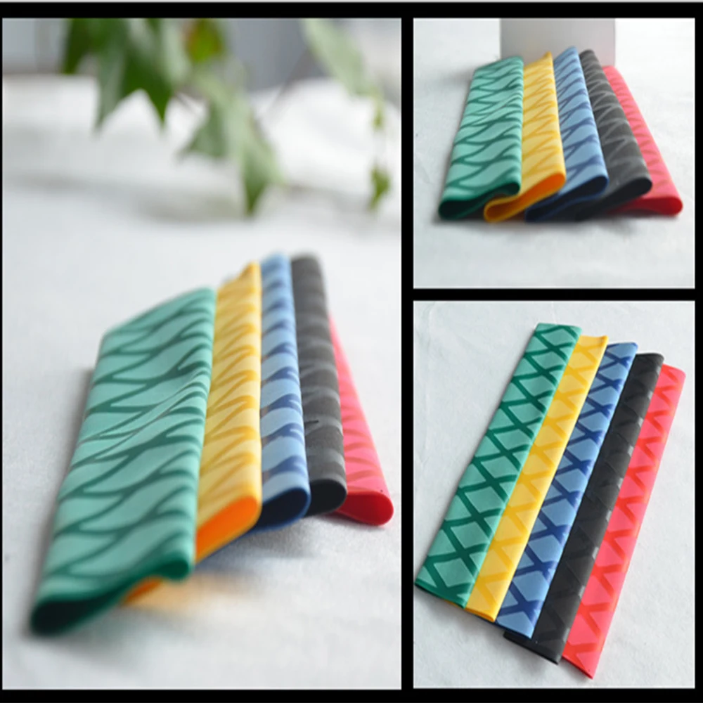 Non-slip Heat Shrink Tubing Fishing Waterproof Wrap Fishing Tubing Rod Badminton Racket Sleeve PVC Tube Grip Cable Sleeve 1m heat shrink tubing heat shrink tube cable wire protector heat shrink tube kit heat shrink cable sleeve