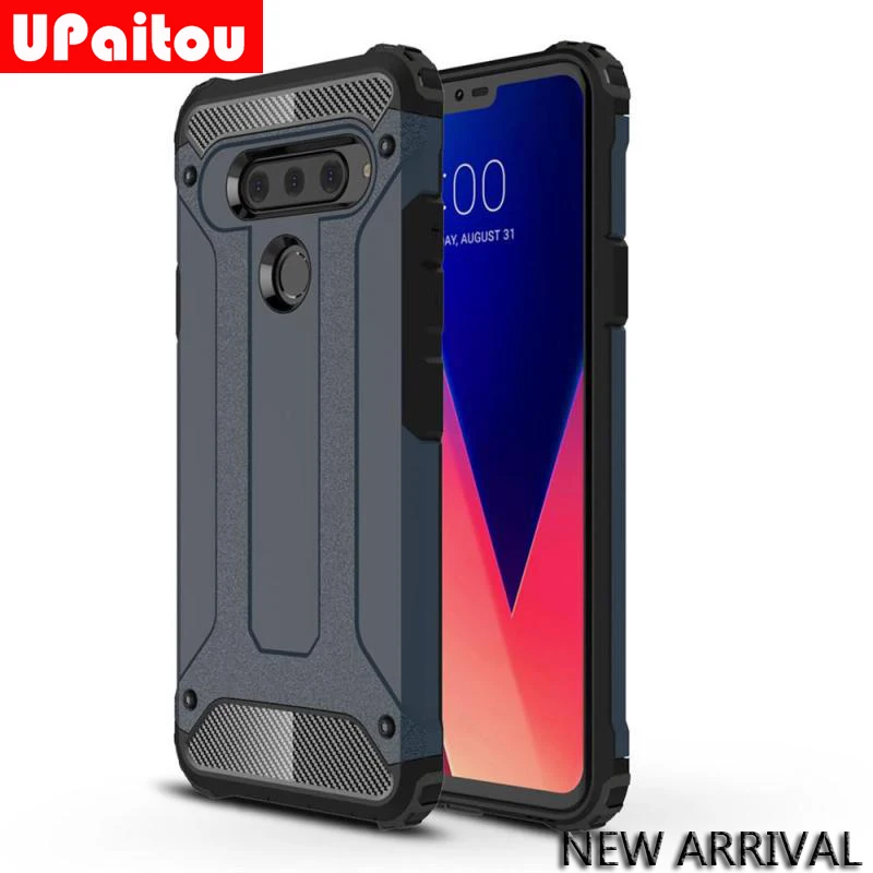 Прочный двухслойный защитный чехол UPaitou для LG V50 V40 G8 G7 ThinQ Plus G6 Pro сверхпрочный |