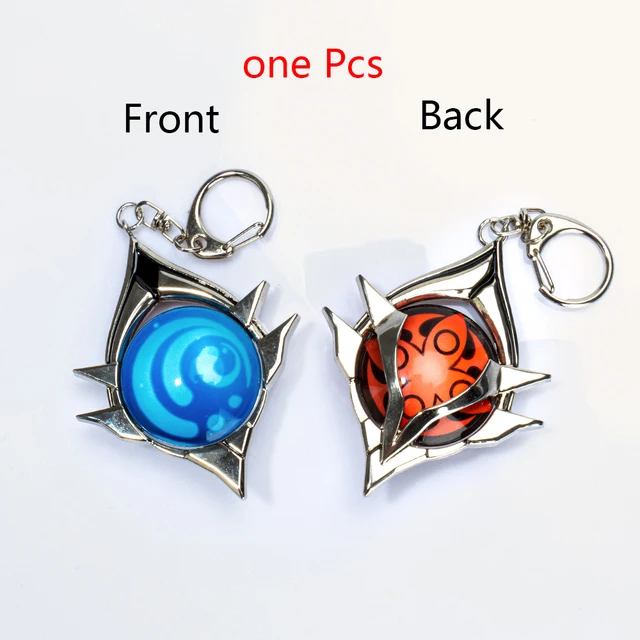 Genshin Impact Trinket Mondstadt Liyue Harbor Vision Of God Keychains Anime Accessories Bag Pendant Key Rings High Quality special hydro