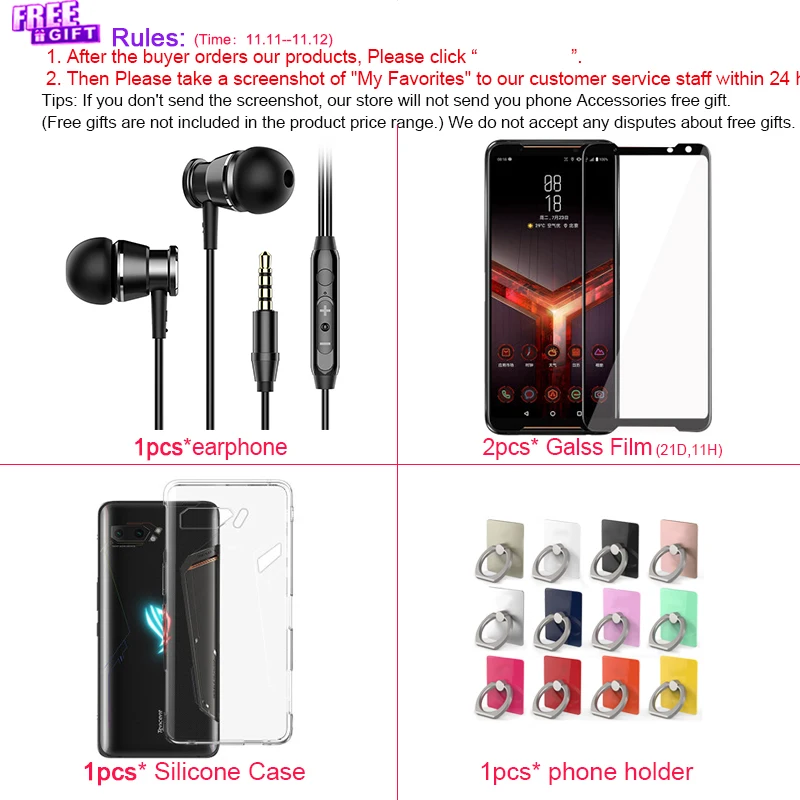 Cena Globalny rom ASUS telefon rog 2 telefon komórkowy 6.59 \