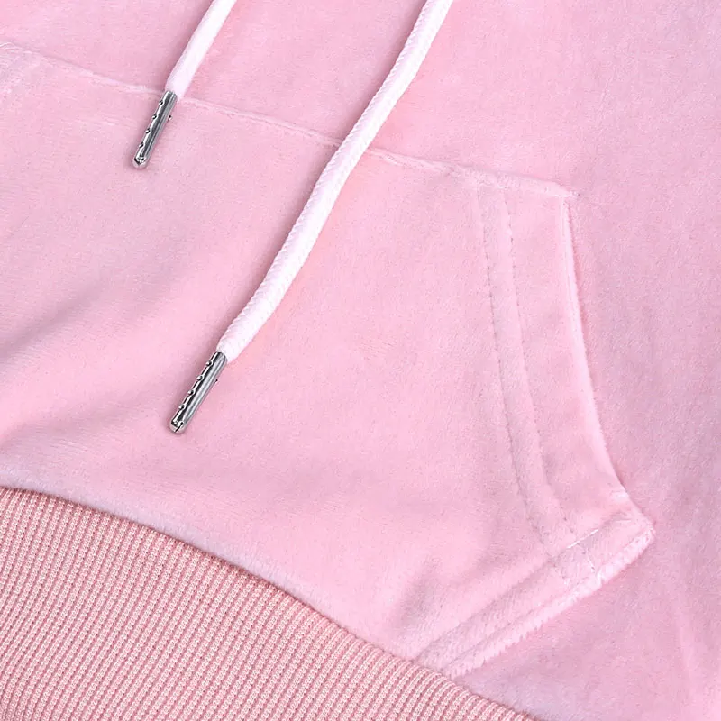 Gold Velvet Hooded Children Girls Sportswear Spring Autumn Kids Girl Clothes Sets Fashion Long Sleeve Tops+Pants 2 Piece