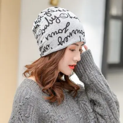 Cpop 31 узоры из полиэфирного волокна Skullies& Beanies шляпа модная высококачественная печать шляпы с буквами зимняя женская шапка подарок для девочки