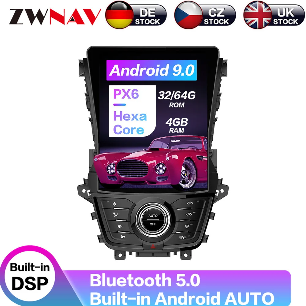 Android 9 64+ 4G Tesla с DSP Carplay автомобильный мультимедийный плеер для Changan CS75+ gps навигация авто стерео радио плеер