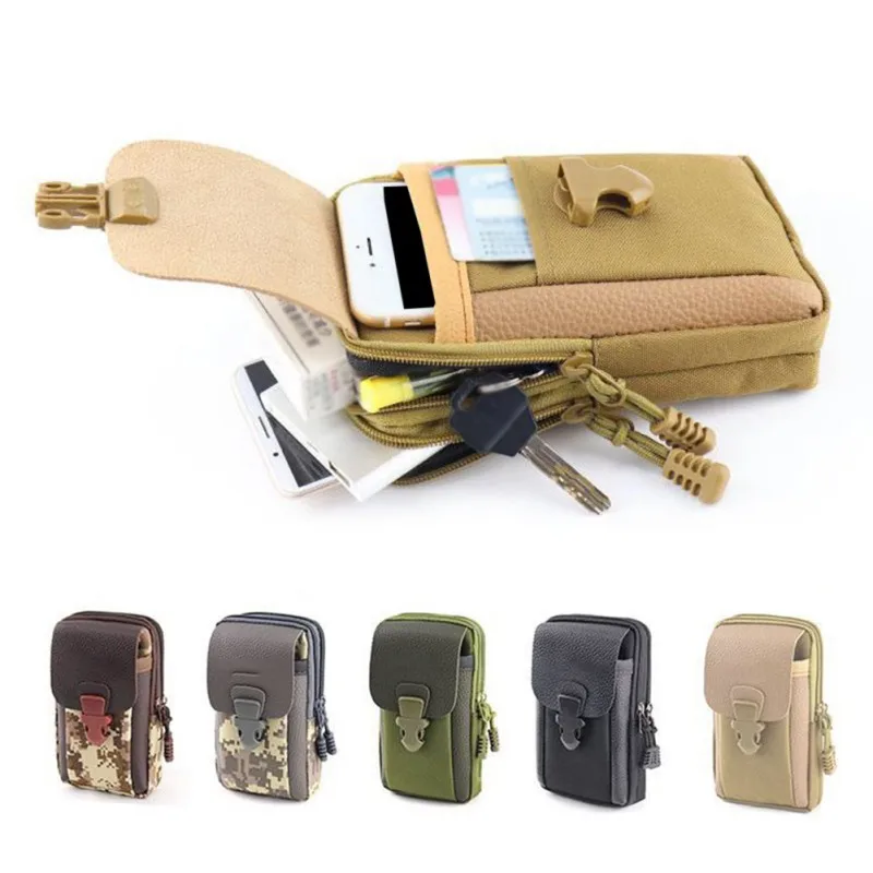 

Men Tactical Pouch Military EDC Waist Pack Running Pouch Waterproof Outdoor Travel Camping Hunting Phone Case Pocket Pouch