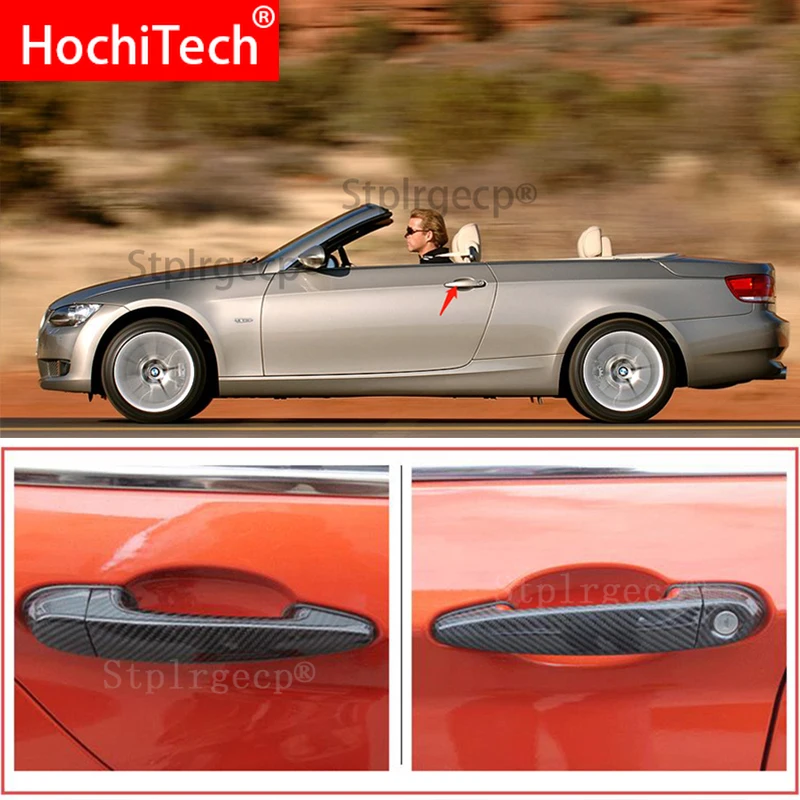 

For BMW 3 series E90 E91 E92 E93 F30 F31 F35 2005-2015 Accessories 100% real carbon fiber Auto outer door handle cover