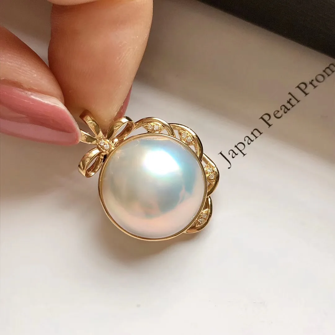 16mm Pearls Pendants Necklaces 