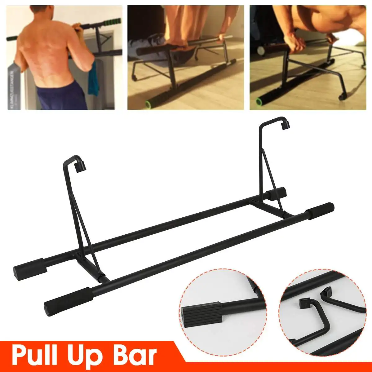 100x25.5cm Foldable Pull up Pull Rod Multi function Wall Pull up Rod
