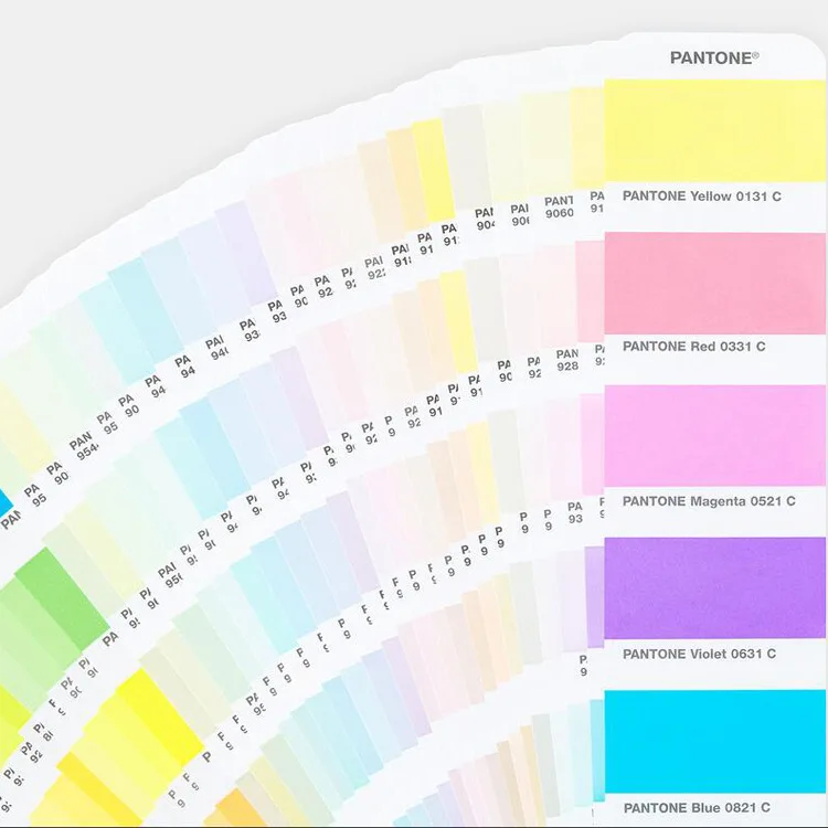 GG1504 новая версия американская Pantone Premium Plus серия patels Neons цветная карта