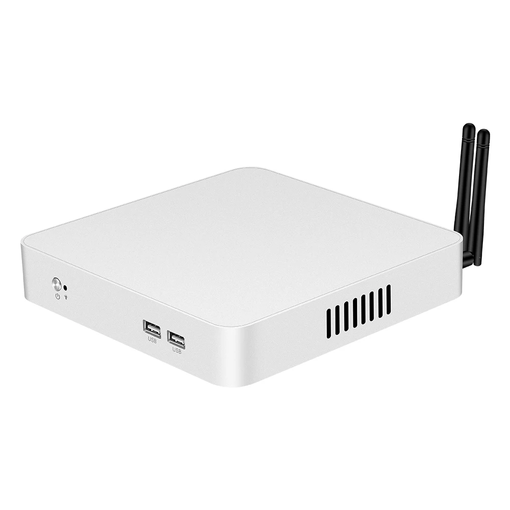 Мини ПК Intel Celeron J1900 четырехъядерный HDMI VGA 6 * USB Wi Fi гигабитная LAN DDR3L mSATA HTPC Nettop Windows 10