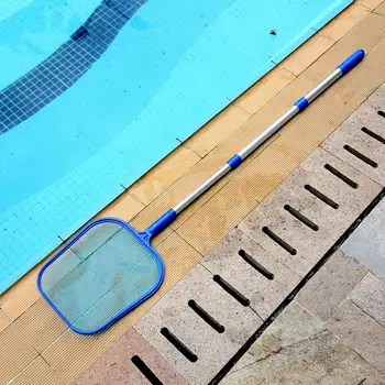 

New Arrival Swimming Pool Accessories Skimmer Net with Adjustable Telescopic Pole Deep Bag Net Water Surface Debris Cleaning Net
