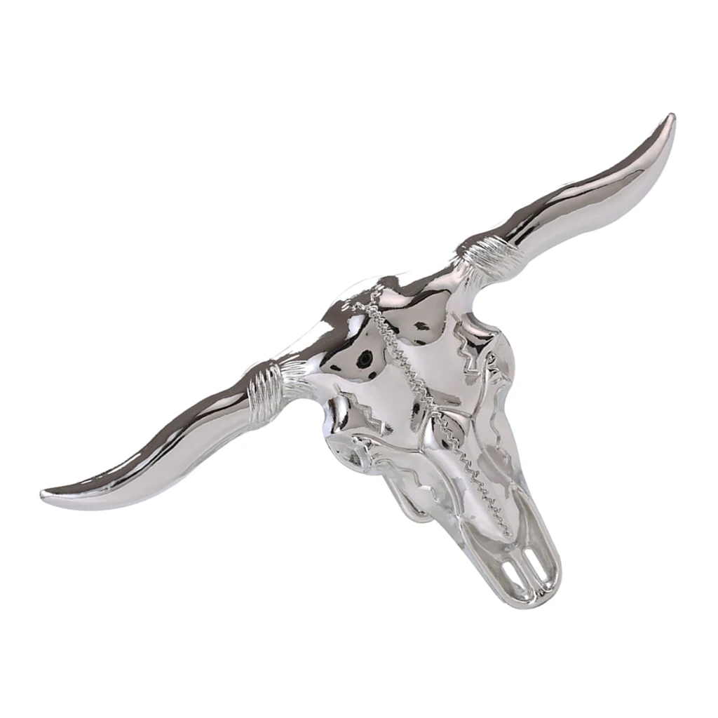 Western Bull Belt Buckle Longhorn Steer Shape Belt Buckle For Men Women Retro Cowboy Cowgirl Belt Buckle