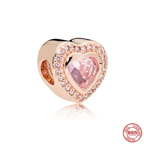 Rose Gold Dreamcatcher Spacer Beads Diy Fit Original Pandora Charms Silver 925 Bracelet Jewelry For Women Man Making F274