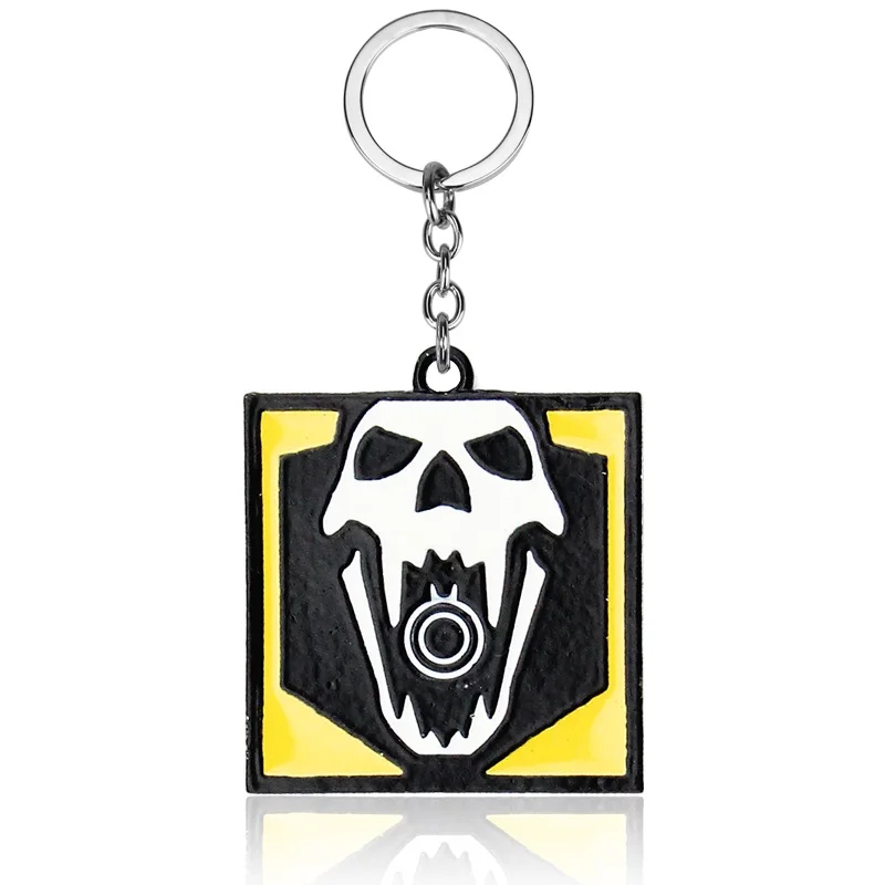 yellow Стрелок STG FPS Rainbow Six Siege, броши, металл, радуга, Invitation, 6 логотипов, на булавке, модная женская, Мужская брошь, на булавке, аксессуар - Окраска металла: yellow