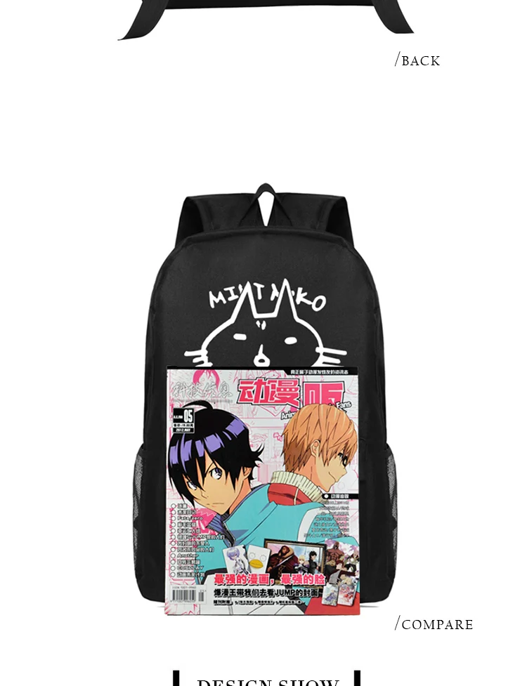 Nico Backpack Mafumafu Shoulder Bag for Boys Girls Children School Openning School Bag Gift (7)