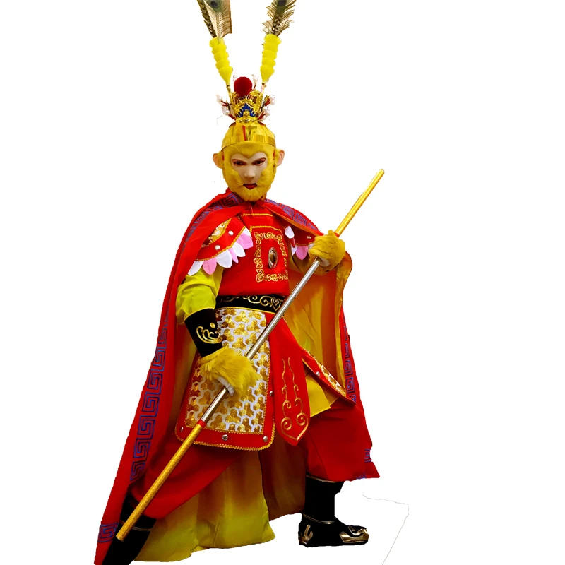 Journey To The West Festival Performance Monkey King Armor Suit Adult Sun Wukong S Clothes Qitian Dasheng Child Cosplay Costume Movie Tv Costumes Aliexpress