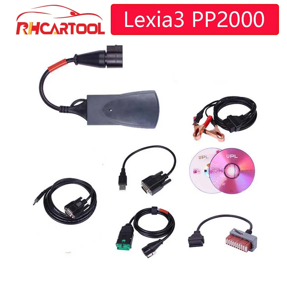 Новая акция Lexia3 PP2000 с Diagbox V7.65 для Citroen для peugeot Профессиональный диагностический инструмент Lexia 3 PP2000 для peugeot