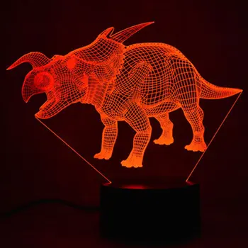 

3D LED Night Light Lamp Dinosaur Series 3D Night light USB Powered Table Lamps Toys Gift For kid Home Decoration