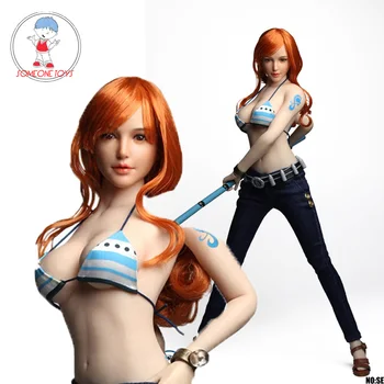 

SUPER DUCK1/6 COSPLAY SET027 Sexy Anime Figure Clothes Female Head Sculpt Bikini Set for DIY Action Figures