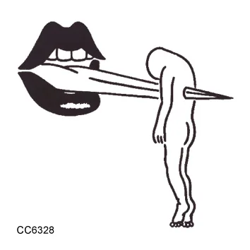 CC6328 Rocooart Small Balck 6x6cm Taty Old School Design on Body Neck Art Temporary Fake Tattoo Sticker Female Tatuajes Tatuagem - Color: CC6328