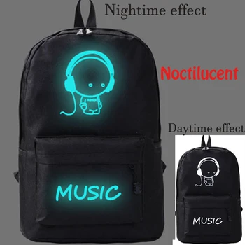 

Luminous High School Students Schoolbag Men Women Shoulder Bag Backpack Boy Girl School Bag Women Bagpack Teenagers Schoolbags