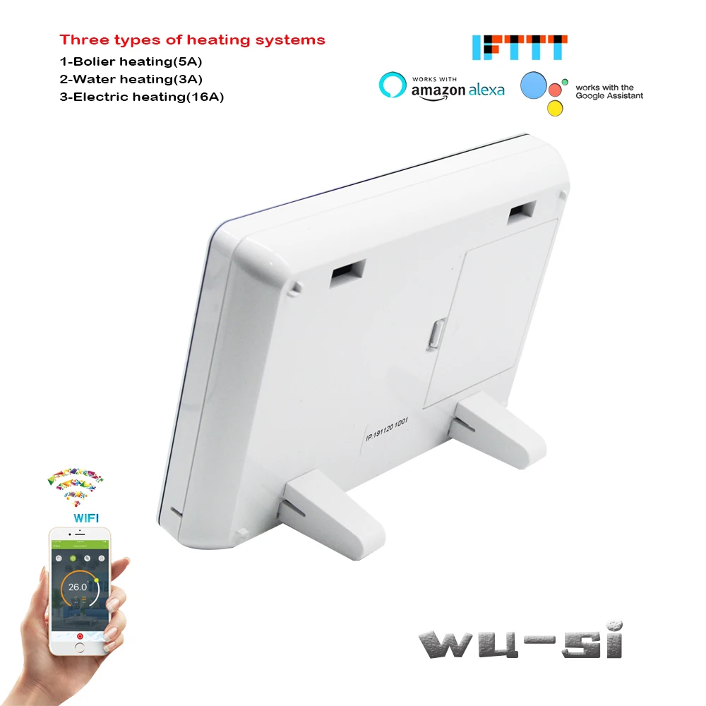 APP WIFI&RF wireless thermostat for floor heating system?3A/5A/16A Optional