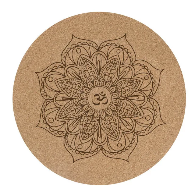 Yoga Mat Little Round Cork Rubber 60x60cmx3mm Non Slip Yoga Cushion Meditation Cushion Pad Pilates Pad for Home Outdoor YS-BUY Yoga Mat Little Round Cork Rubber 60x60cmx3mm Non Slip Yoga Cushion Meditation Cushion Pad Pilates Pad for Home Outdoor YS-BUY