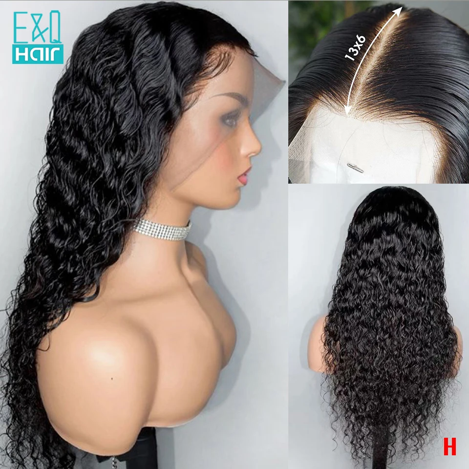 13x6 и 13x4 вьющиеся человеческие волосы на кружеве, парики для женщин, предварительно выщипанные волосы с детскими волосами, натуральный цвет, бразильские волосы remy