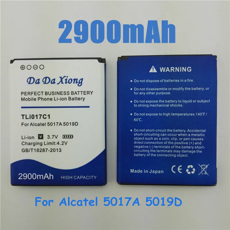 Аккумулятор TLi017C1 2900 мАч для Alcatel OneTouch PIXI 3 4 5 &quot5019D аккумулятор 5017D 5017A 5017X 5017 5027B|battery