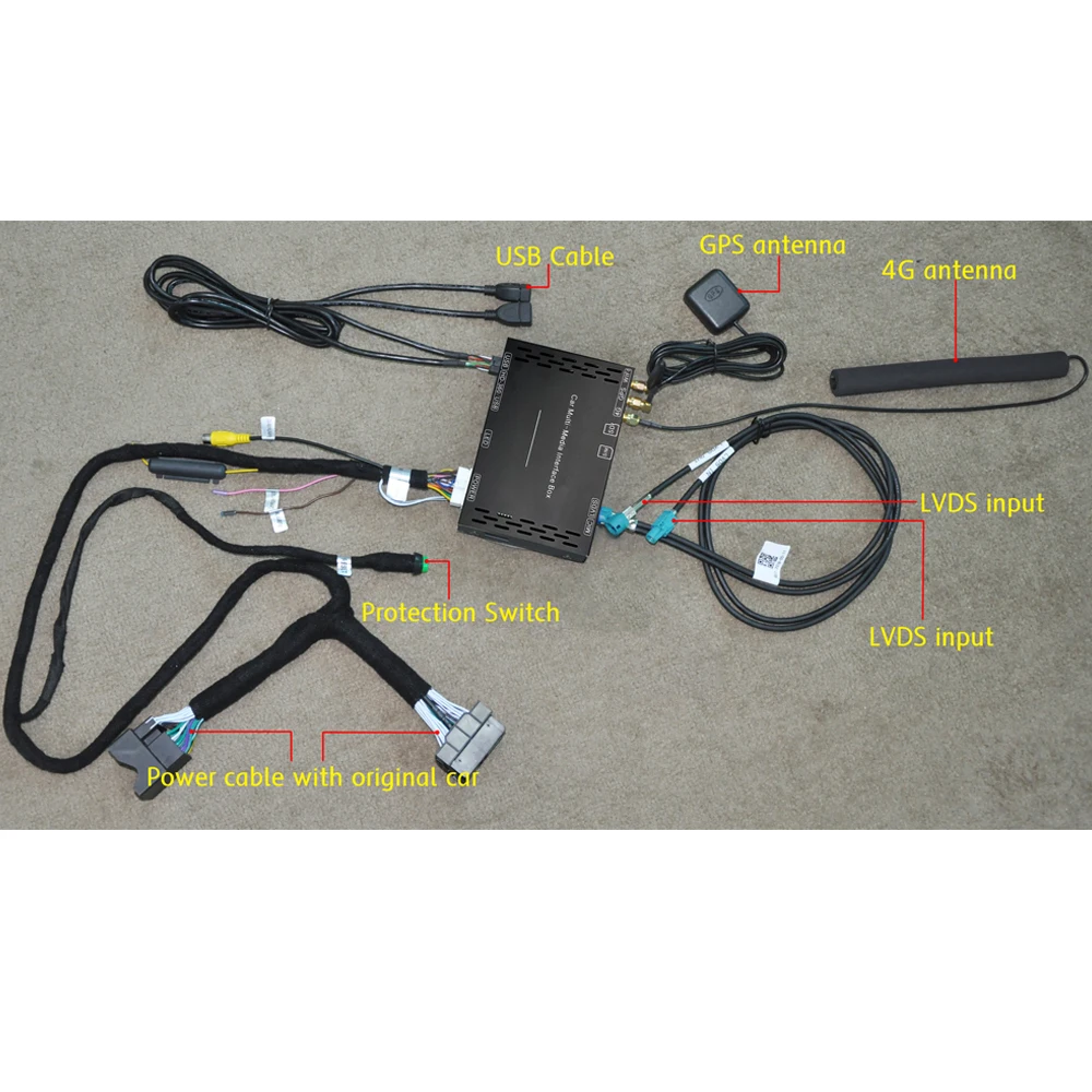 Excellent original car screen upgrade installed Android 6.0 system Interface box for VW/passat B8/Golf 7/Ebiza/Atcia/leon 5