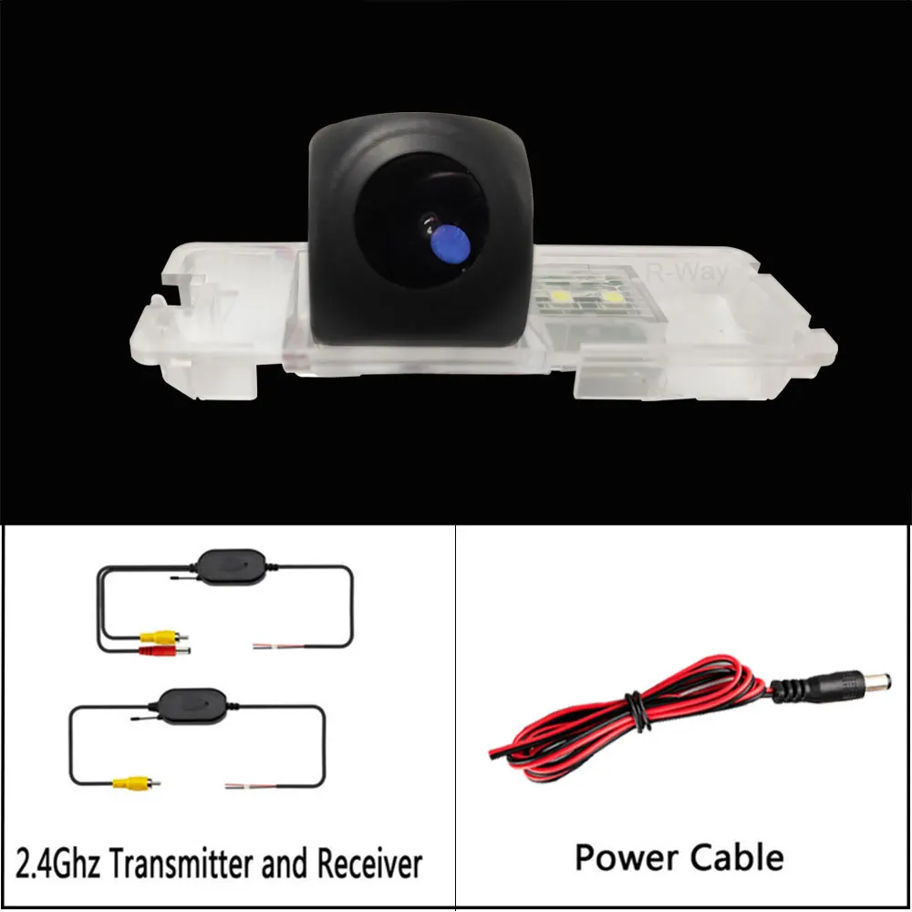 Camera with Wireless R-Way HD автомобильная CCD камера заднего вида ночного видения для Volkswagen Passat CC Polo хэтчбек Golf Jetta Magotan Bora Scirocco - Название цвета: Camera with Wireless