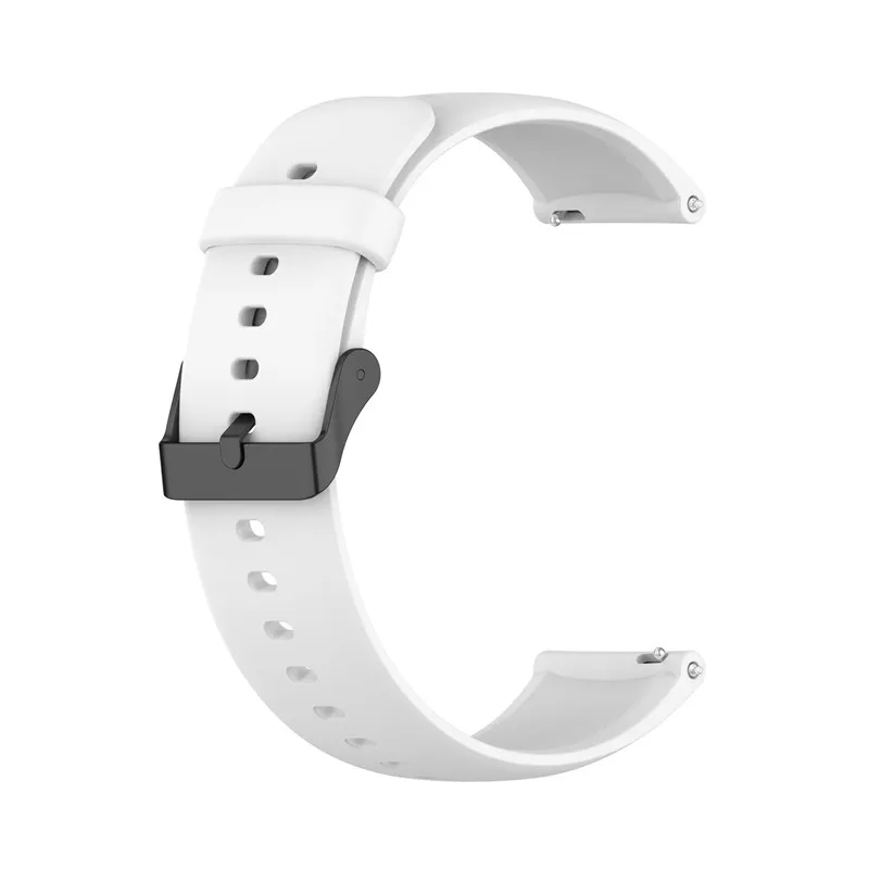 20mm 22mm Silicone watch strap For Samsung Gear S3/Active2/Huawei GT2 /Amazfit bip/Fossil Q/POLAR ignite Vantage M2 wristband