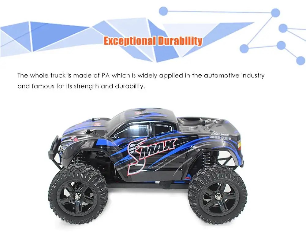 Hobbylane рэмо 1631 1/16 2,4G 4WD матовый внедорожный монстр грузовик SMAX RC автомобиль