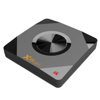 

X99 Mini Smart TV Box Remote Control Dual Band WiFi 6K HD Media Player 4G 64G EU Plug