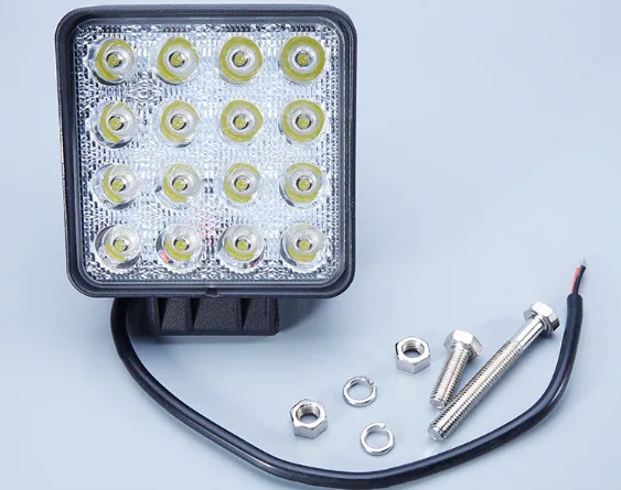 

Truck Car LED Grille Headlight Off-road Spotlights Ceiling Light 48W Work Light Excavator Forklift Project Lamp