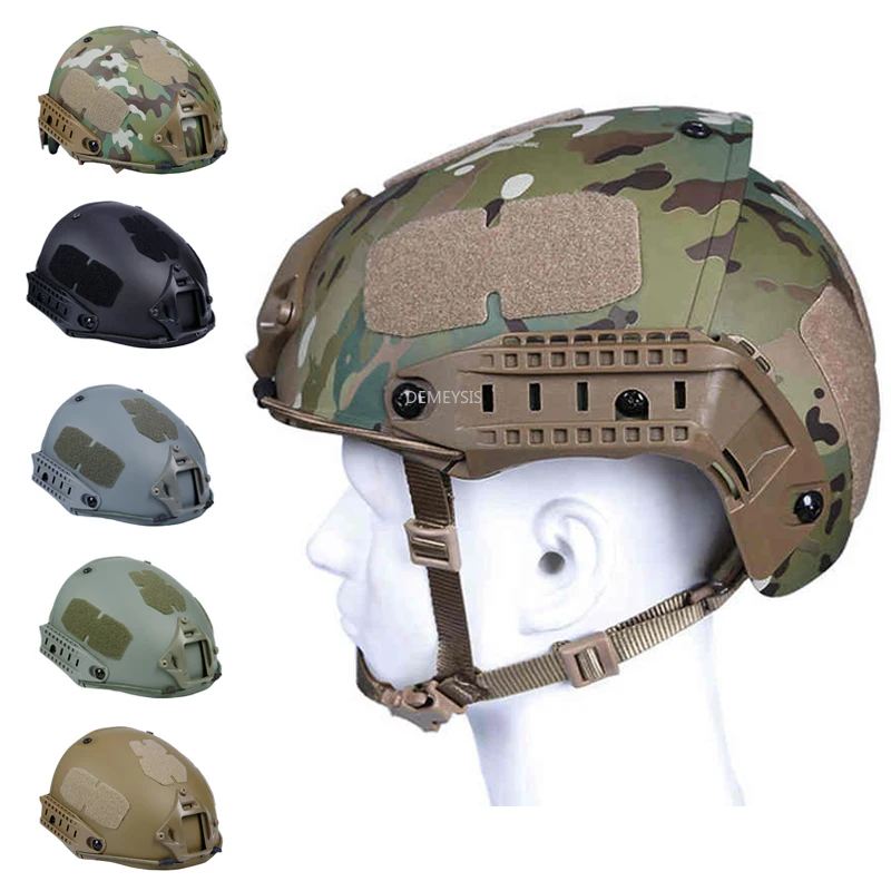 ATAIRSOFT Tactique Couvre-Casque de Chasse Militaire Paintball en Tissu de  Nylon d'Airsoft Paintball pour Les Casques Rapides de BJ/PJ/MH