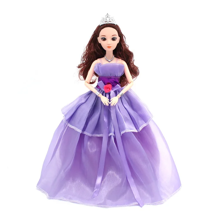 BJD Doll Clothes for 30cm 1/3 Dolls Fashion Plush Coat Doll Accessories Toys for Girls Diy Bjd Clothes Christmas Outfit Dress