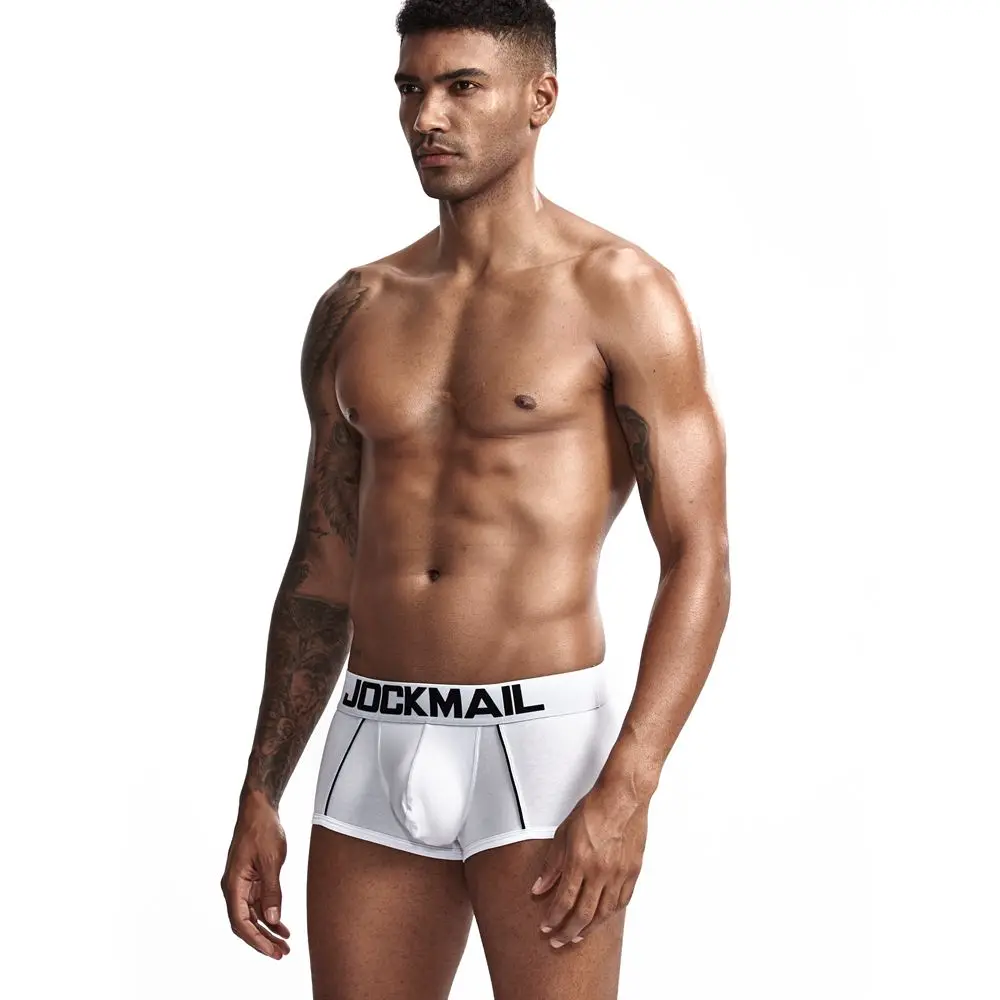 JOCKMAIL boxerbriefs New Fashion Men Underwear Sexy boxershorts men U Convex Pouch boxer homme Gift For Men Gay cueca bragas