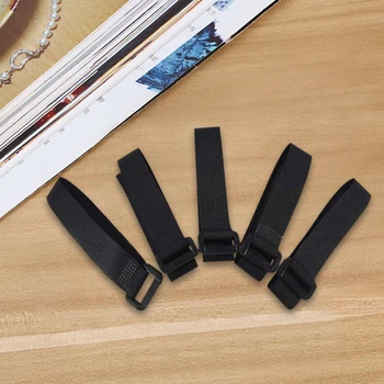 

10pcs Nylon Strap Wire Set Camping Travel Bag Band Computer PC Cable Tie with Buckle Lightweight Magic Game Playing