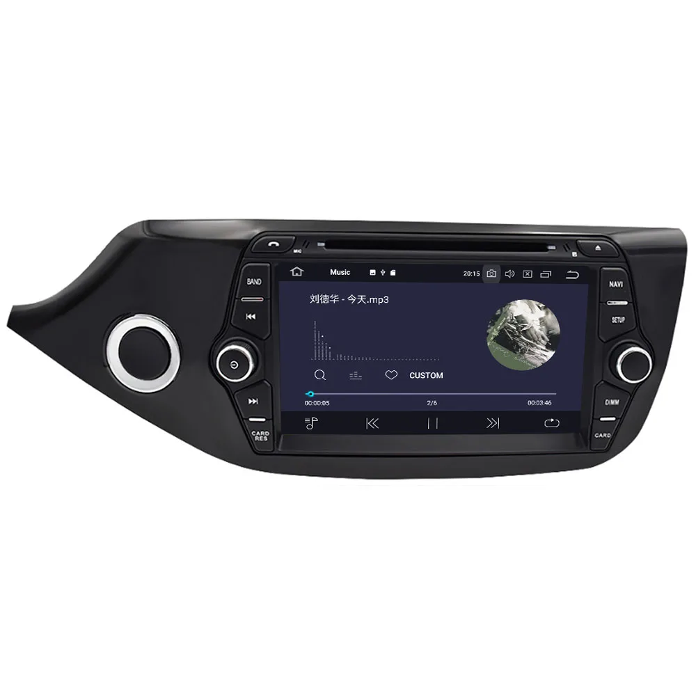 Cheap Android 9 PX6 PX5 Car DVD Player GPS Glonass Navigation for KIA CEED 2013-2016 Multimedia player head Unit radio tape recorder 5