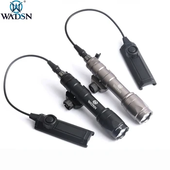 

WADSN Airsoft M600 M600C Tactical Scout Light Weapon Led Hunting Rifle Flashlight Torch with Dual Function Tape Switch Button