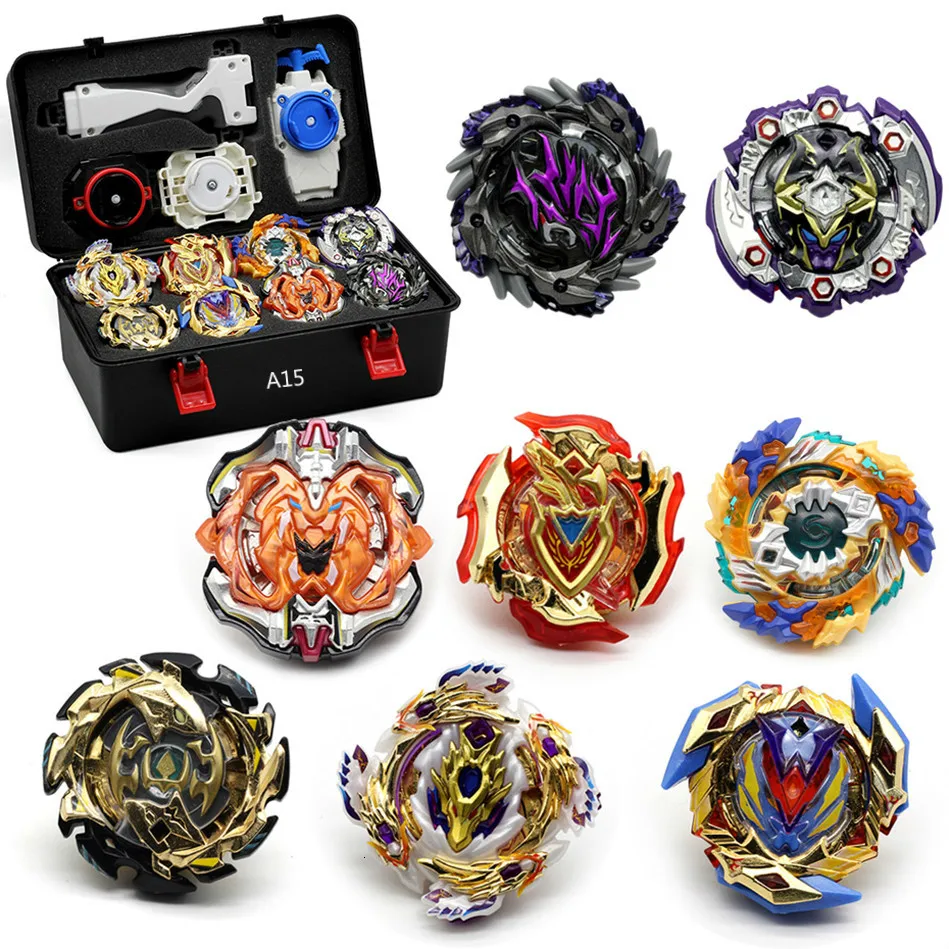 Beyblade Burst Bey Blade игрушка из металла Funsion Bayblade набор коробка для хранения с ручкой пусковой установки пластиковая коробка игрушки для детей
