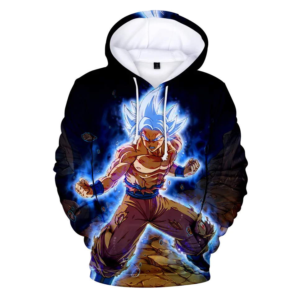 Новинка, толстовка с капюшоном в стиле аниме Dragon Ball Z, толстовки с карманами для мужчин/женщин/детей, Poleron Hombre, уличная одежда, Sudadera Dragon Ball, толстовка с капюшоном, топы для мальчиков