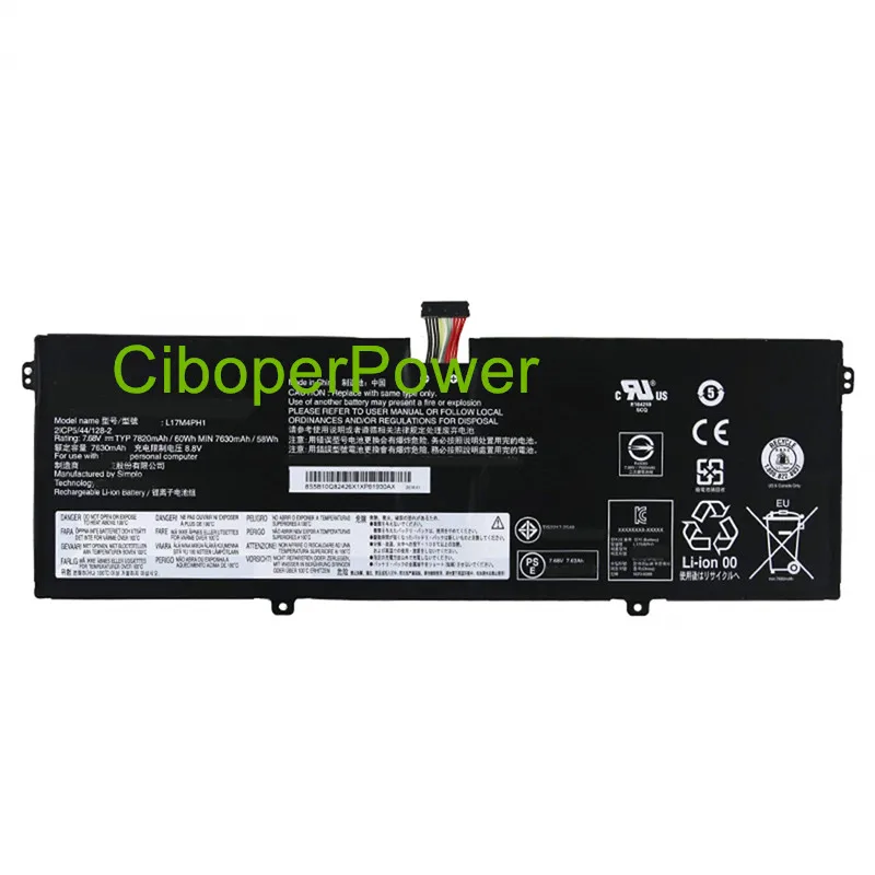 Оригинальная качество ноутбука Батарея для L17C4PH1 L17M4PH1 для Pro-13IKB C930 C930-13IKB C930-13IKB 81C4
