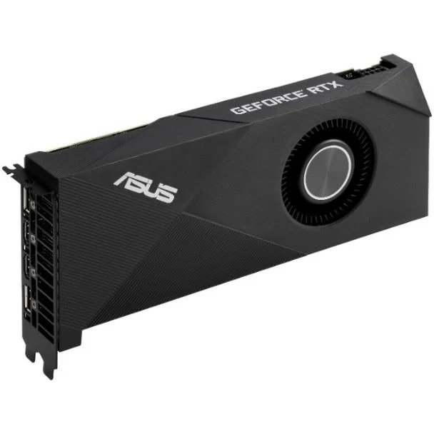 Видеокарта Asus PCI-E TURBO-RTX2060-6G NV RTX2060 6144Mb 192b GDDR6 1365/14000/HDMIx2/DPx2/HDCP Ret