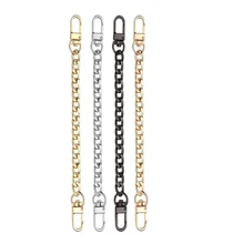 

Short Gold Bag Chain For Diy Charms Bag Accessories 20cm Luggage Extension Chain Solid Color Chain Durable Metal Chain